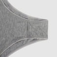 thumbnail image 4 of ASFGIMUJ Ladies Comfortable Four Seasons General Briefs Mid Low Waist Breathable Seamless Solid Color Panties Grey L, 4 of 5
