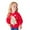 Red, variant on Girls Light-Up Tree Shirts Pullover Sweatshirt Casual Long Sleeve Top Comfortable Round Neck Shirt Red 12 M-24 M