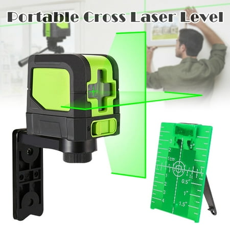 

Level DIY Cross Line Self-Leveling IP54 Waterproof Bright Green Beam Horizontal and Vertical Lines Level Guage New