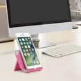 thumbnail image 4 of Cell Phone Multi-Angle Stand Holder Mount Cradle Organizer Charger Station Tablet Desktop Bed Office School Kitchen Travel Foldable Portable Adjustable Universal Smartphones, 4 of 7