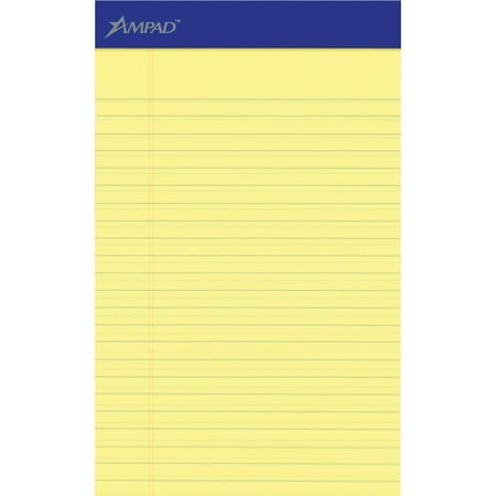 Ampad Legal Pad - Ampad, TOP20204, Perforated Ruled Pads, 12 / Dozen