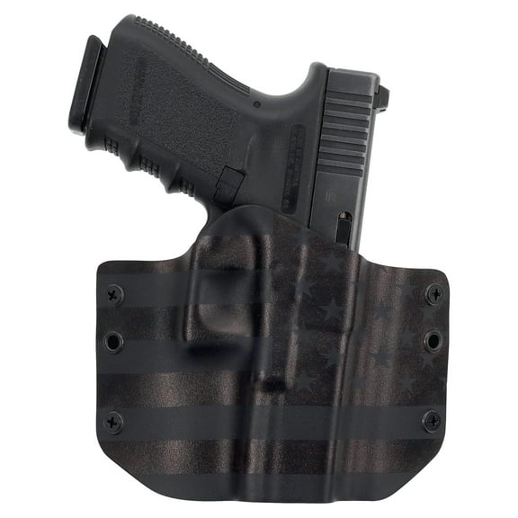 Black USA OWB Holster (Right-Hand, Walther PD380)