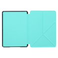 thumbnail image 4 of Funda protectora para libro electrónico, plegable, con patrón cruzado, para Kindle 2019, 658Cyan, 4 of 5
