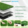thumbnail image 3 of TrumanPick Artificial Grass Turf 6.5 x 10 Ft Waterproof Fake Grass Rug Indoor Outdoor Garden Lawn Mat Fake Grass Rug for Pets, 0.4"H, 3 of 10