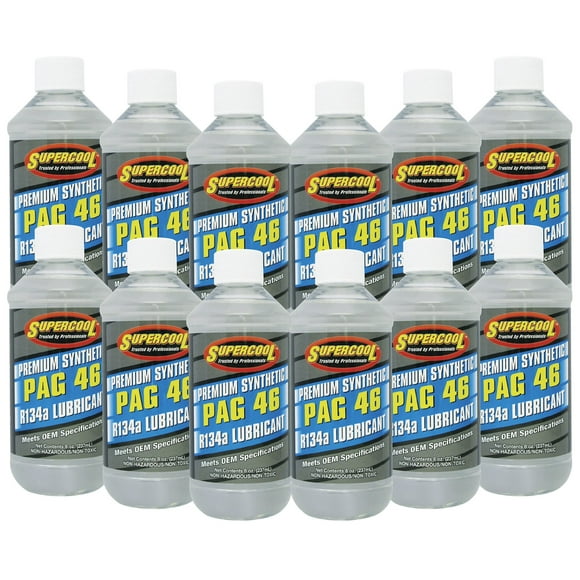 TSI Supercool P46-8-12CP PAG 46-Viscosity Oil - 8 oz, 12 Pack