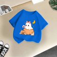 thumbnail image 5 of Futezty Kids Girls Boys T Shirts Short Sleeve Halloween Pumpkin Tops Shirt Casual Tee for Base Layer Fall Tops Tees 12M-14T, 5 of 5