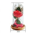 thumbnail image 2 of Valentine's Gift Colorful Galaxy Rose LED Light 24K Gold Foil Artificial Rose Flower, 2 of 6