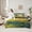 Yellow Green, variant on Homewish Dreamy Cartoon Deer Twin Bedding Sets 7-Piece, Western Rustic Cabin Bedding Comforter Set, Anime Animal Theme Reversible Sheet Sets, Microfiber Bedroom Decor