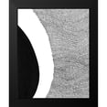 thumbnail image 2 of Moore, Regina 15x18 Black Modern Framed Museum Art Print Titled - Black and White Abstract II, 2 of 5