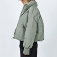 thumbnail image 5 of Vedolay Warm Winter Coats 2023 Hooded Coats Warm Cardigan Jackets Loose Outwear Green,XL, 5 of 5