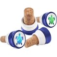thumbnail image 5 of WIRESTER 4pcs Set Turtles Ceramic Cork Wine Bottle Stopper Wine Corks Crafts, 5 of 7