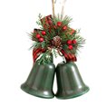 thumbnail image 1 of Yuarrent Campana navideña vintage decorativa con armoniosa melodía. Incluye cable para reproducir sonido. Perfecta para balcones, salas de Kits de decoración para fiestas Verde, 1 of 6