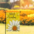 thumbnail image 4 of Hello Sunshine Summer Garden Flag 12.5x18 Inch Vertical Double Sided Daisy Small Seasonal Summer Outdoor Decoration Yard Flag, 4 of 6