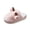 Pink, variant on Christmas Fleece House Shoes, Women's Cute Reindeer Antler Plush Slippers Cozy Christmas Fleece House Shoes Warm Winter Comfort Cushion Mules Cartoon Non Slip Bedroom Clog Slides, Khaki 7.5