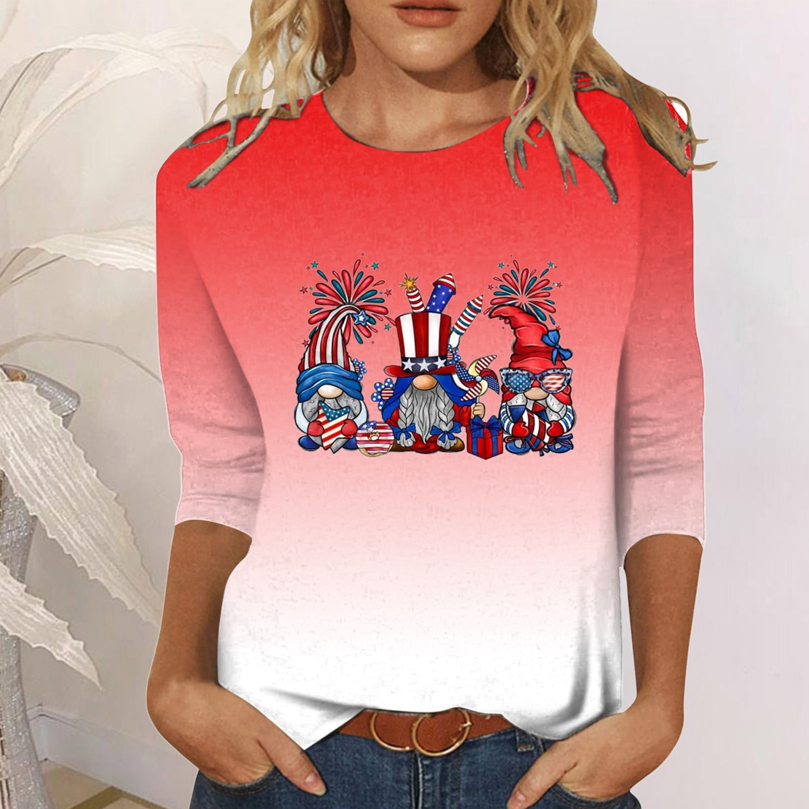 fourth of july crochet top