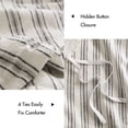thumbnail image 4 of 3 PCS Queen Duvet Set Grey, 4 of 10