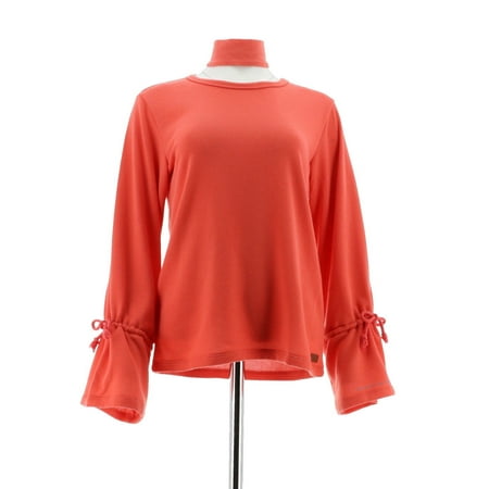 Peace Love World French Terry Knit Top Bell Slvs A296695
