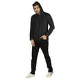 thumbnail image 2 of Inkmeso Solid Winter Hooded Sweatshirt For Mens Long Sleeve Drawstring Pullover Hoodie, 2 of 7