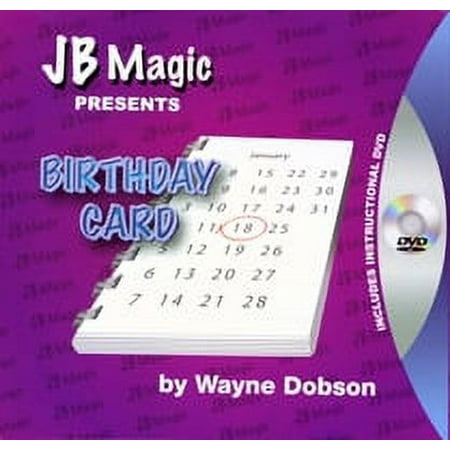 Birthday Card by Wayne Dobson and JB Magic - DVD
