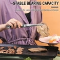 thumbnail image 5 of Fnochy Clearance Stainless Steel Kitchen Cooking Tongs Multifunctional BBQ Grill Tool with Locking Mechanism for Baking Grilling Camping, Heat-Resistant Durable Kitchen Gadget (1-Pack), 5 of 9
