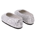 thumbnail image 4 of Zapatos de Lentejuelas Zulema para muñeca americana AG de 14 pulgadas plata, 4 of 8
