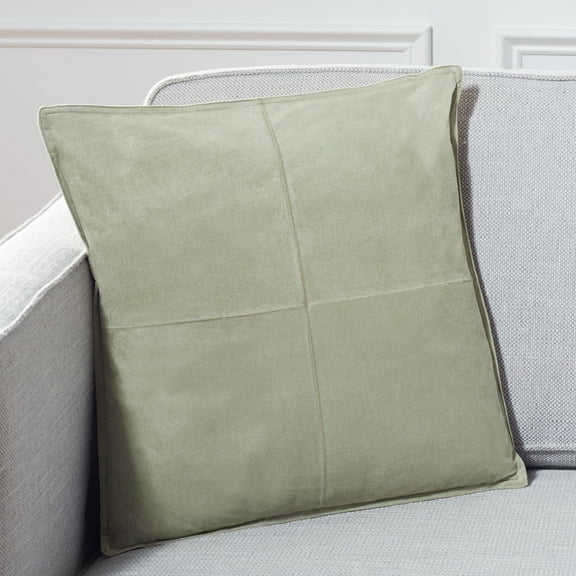 SAFAVIEH Karya Solid Pillow, 18" x 18", Green