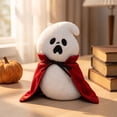 thumbnail image 5 of Aoznliie Halloween Plush Toy, Embroidered Ghost Soft Toy with Hanging Loop, 17.7 inch Cute Stuffed Toy for Party Gift, White, 5 of 7