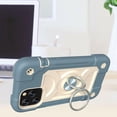 thumbnail image 5 of KOMI 12 Pro Max Étui de Protection, Silicone Antichoc Double Couche Support Anneau Armure Compatible avec iPhone 12 Pro Max Marine, 5 of 5