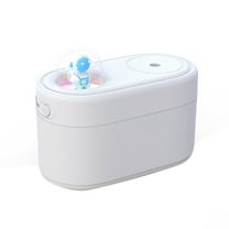 Wovilon Humidifiers For Bedroom Home Appliances Portable Small Cool Mist Humidifiers 350Ml - Usb Desktop Humidifier For Plants, Office, Car, Baby Room With Night Light - Quiet Mini Humidifier