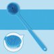 thumbnail image 1 of Esfregador de espalda de silicona,Esfregador de cuerpo de manija larga,Cepillo de ducha ligero y fácil de sostener para limpieza y exfoliación de la piel con un gancho libre, 1 of 6