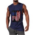 thumbnail image 1 of Mens Summer Surf Beach Tank Top Large Size Casual Breathable Sleeveless Top Loose Print Tank Top Man Shirt 3XL, 1 of 4