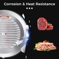 thumbnail image 4 of Litake 12" Premium Alloy Steel Blade Meat Slicer,Automatic Sharpener,800W for Commercial Deli Slicer with 0-18mm Adjustable Thickness for Cheese Bread Slicer,750 Pounds Per Hour, 4 of 6