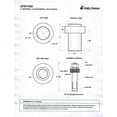 thumbnail image 2 of Deltana UFB7500U10B Pare-chocs Rond Universel de 3 Po&44; Bronze Huilé, 2 of 2