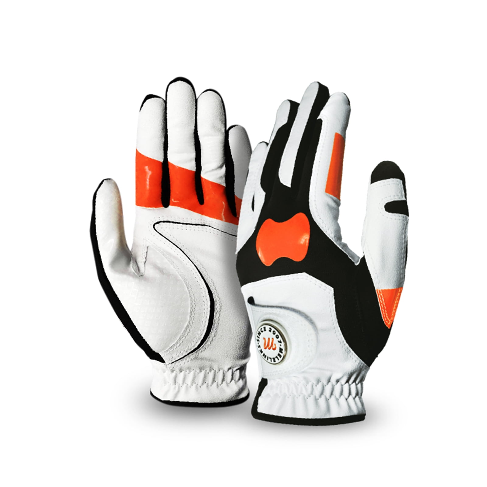 Golf Training Glove with True Grip Alignment Indicator, Non-Slip Breathable Golf Gloves, Fix Slice & Eliminate Hook, Microfiber Golf Swing Correction Glove for Men Women Left -XL