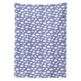 thumbnail image 3 of Ambesonne Rain Tablecloth Rectangular Table Cover, Sleeping Clouds Umbrellas, 60"x90", Blue Grey Ceil Blue, 3 of 4