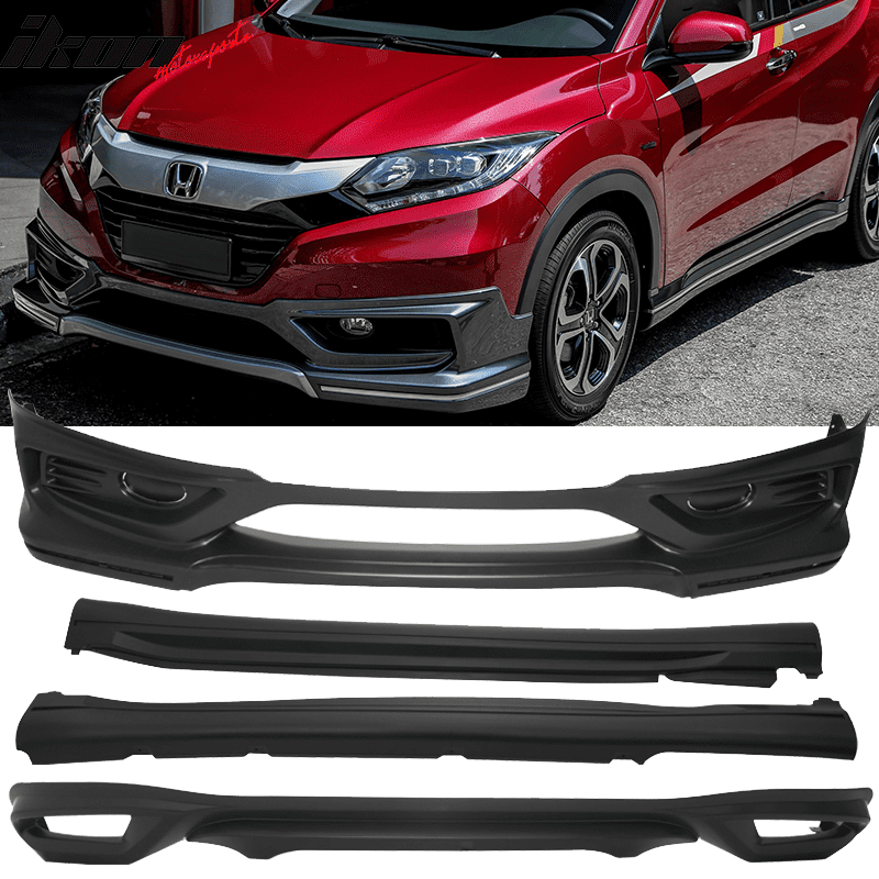 For 2016-2022 Honda HR-V Chrome Steel Front Bumper Lip Anti-scratch Strip Trim