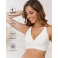 thumbnail image 5 of LWP No Underwire Soft Wireless Seamless Comfort Smoothing Wavy Bras for Women, 5 of 11