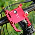 thumbnail image 2 of DEEMOUNT Aluminum Alloy Bike Phone Holder Bracket Phone Mount 360° Rotation for Bike Motorcycle Handlebar, 2 of 7