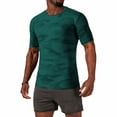 thumbnail image 2 of Fabrcox Camo Men’s Workout Shirts Quick Dry Crew Neck Men Shirts Short Sleeve Big and Tall Lightweight Gym Camping Going Out Mens Graphic T-Shirts Green XL, 2 of 4