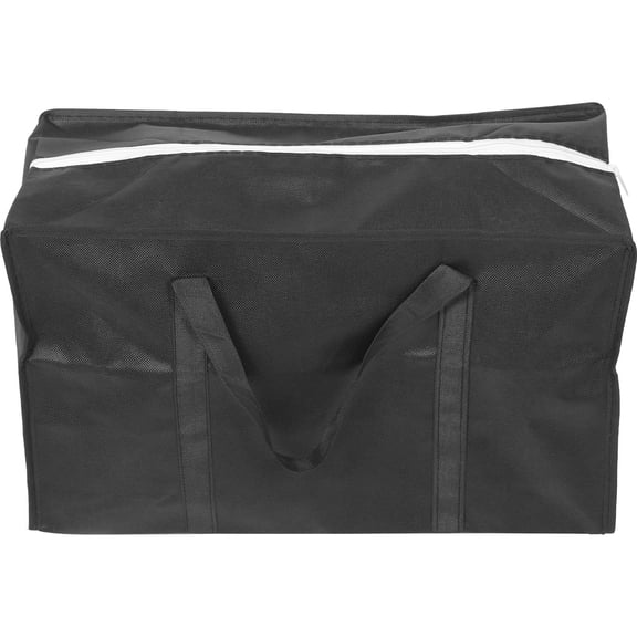 WRITWAA Black Non-Woven Travel Bag with Handles for Easy Moving