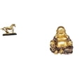 thumbnail image 1 of Escultura Figura Obra De Arte Adorno Coleccionable Estatua De Caballo Decoración De Escritorio Estantería Muebles De Sala Decoración Del Hogar Buda Maitreya Budista Feng Shui Chino Estatua, 1 of 8