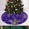 thumbnail image 6 of Coolnut Christmas Christmas Tree Skirt Home Decoration Large Round Christmas Tree Skirt for Holiday Party Home Christmas Day Ornaments,35.4", 6 of 6