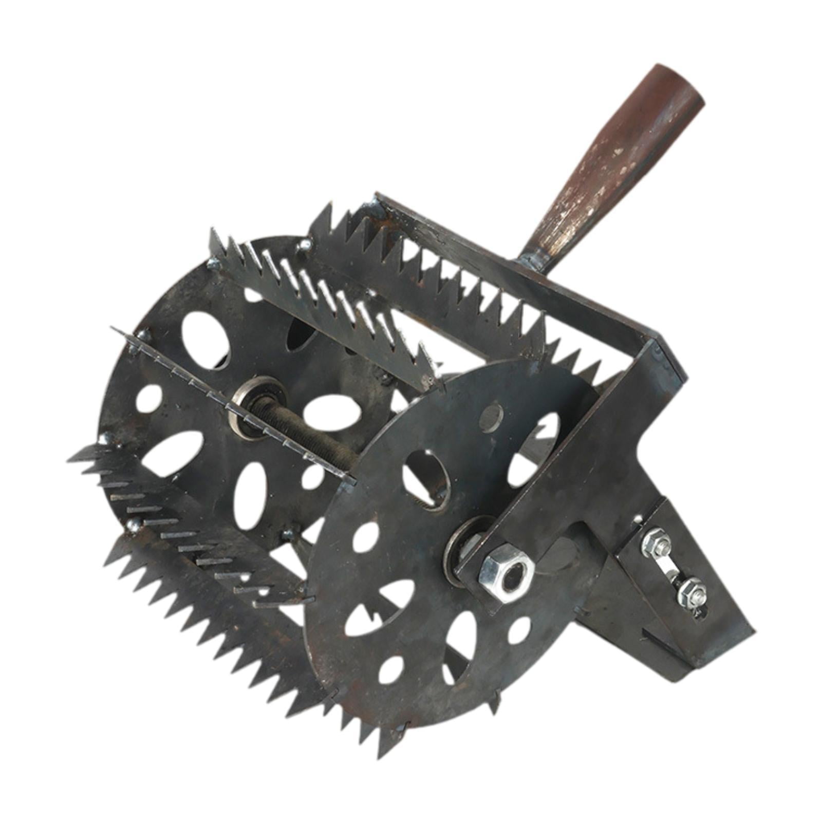 figatia s Roller Manual er Tool Labor Saving Rolling Lawn Aerator s Remover for Soil Loosening Yard Planting Lawn Work