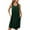 Green, variant on Htigea Womens Summer Nightdresses 2025 Trendy Solid Color Tiered Pleated Maxi Dress with Pockets Casual Sleeveless Loose Comfy Dresses Sundresses