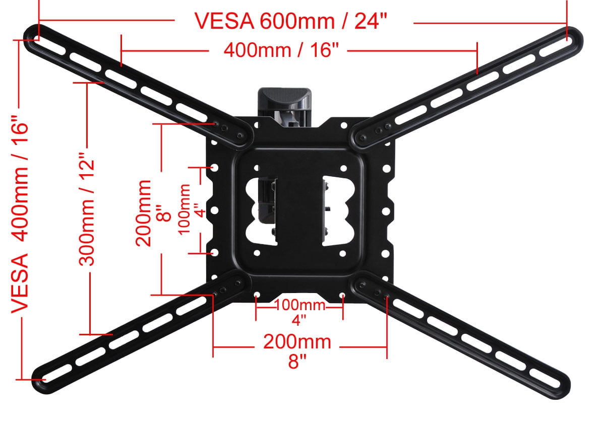 VideoSecu Articulating TV Wall Mount for Most 26"-55" LG LED LCD Plasma HDTV Full Motion Flat Panel Screen Bracket 32LH550B 32LJ550M 43LH5000 43LJ550M 49UJ6500 49UJ7700 55UJ6300 55LJ550M bd5