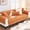 Dark Orange, variant on Soft Warm Faux Fur Couch Sofa Cover Thick Shaggy Fuzzy Sectional Couch Cover Non-Slip Solid Color Plush Sofa Slipcover Furniture Protector for Kids, Pets (Coffee,36"x47")