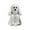 Beige, variant on Halloween Spooky Ghost Figures — Bold Pale Silhouettes with Haunted Shadow Accents, Halloween Decorations for Snack Tables, Dessert Stations & Halloween Party Setups — perfect for Costume Parties