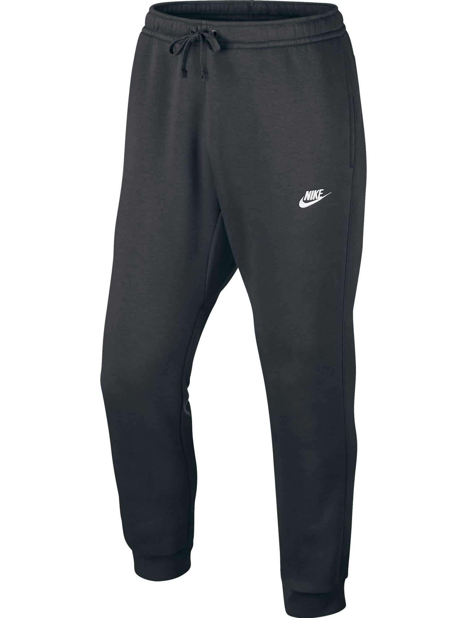 Nike Club Fleece Sportswear Men's Jogger Pants Dark Grey/White 804408 ...