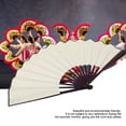 thumbnail image 3 of Silk Folding Fans Handheld Fans Dancing Prop, Chinese Vintage Retro Fabric Fans, Decorative Hand Fan for Performance, Dance, Wedding, Party, Gift, 3 of 7