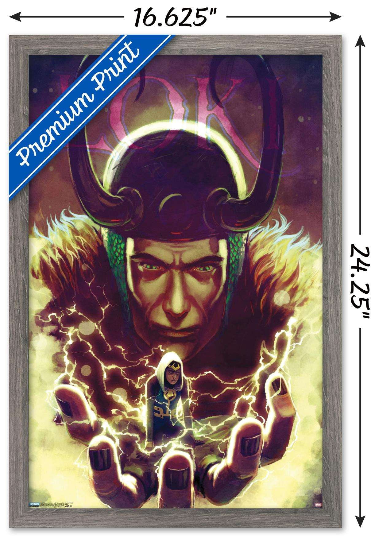 Marvel Comics - Loki - Journey Into Mystery #645 Wall Poster, 14.725" x 22.375", Framed